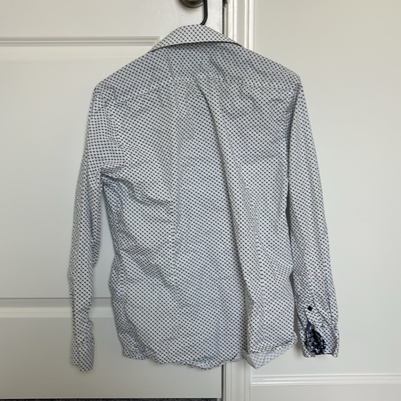 Men’s Medium Long Sleeve Button Down Dress Shirt - Picture 2 of 2